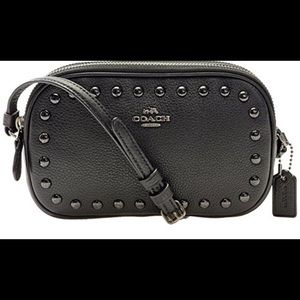 Crossbody Clutch With Lacquer Rivets